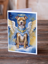 Load image into Gallery viewer, Staffordshire Bull Terrier My Angel Greeting Cards - Blank Note Cards – 8-Pack of Artist-Designed Cards with Envelopes