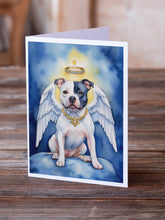 Load image into Gallery viewer, Staffordshire Bull Terrier My Angel Greeting Cards - Blank Note Cards – 8-Pack of Artist-Designed Cards with Envelopes