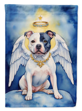 Load image into Gallery viewer, Staffordshire Bull Terrier My Angel Garden Flag – Memorial or Christmas Dog Angel Decor