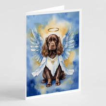 Load image into Gallery viewer, Sussex Spaniel My Angel Greeting Cards - Blank Note Cards – 8-Pack of Artist-Designed Cards with Envelopes