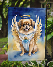 Load image into Gallery viewer, Tibetan Spaniel My Angel Garden Flag – Memorial or Christmas Dog Angel Decor