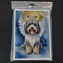 Load image into Gallery viewer, Tibetan Terrier My Angel Greeting Cards - Blank Note Cards – 8-Pack of Artist-Designed Cards with Envelopes
