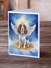 Load image into Gallery viewer, Welsh Springer Spaniel My Angel Greeting Cards - Blank Note Cards – 8-Pack of Artist-Designed Cards with Envelopes