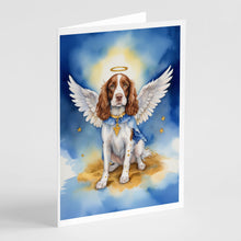 Load image into Gallery viewer, Welsh Springer Spaniel My Angel Greeting Cards - Blank Note Cards – 8-Pack of Artist-Designed Cards with Envelopes
