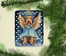 Load image into Gallery viewer, Welsh Terrier My Angel Porcelain Ornament