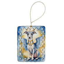 Load image into Gallery viewer, Whippet My Angel Porcelain Ornament