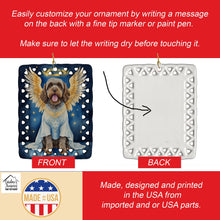 Load image into Gallery viewer, Wirehaired Pointing Griffon My Angel Porcelain Ornament