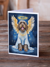 Load image into Gallery viewer, Wirehaired Pointing Griffon My Angel Greeting Cards - Blank Note Cards – 8-Pack of Artist-Designed Cards with Envelopes