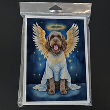 Load image into Gallery viewer, Wirehaired Pointing Griffon My Angel Greeting Cards - Blank Note Cards – 8-Pack of Artist-Designed Cards with Envelopes