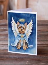Load image into Gallery viewer, Yorkshire Terrier My Angel Greeting Cards - Blank Note Cards – 8-Pack of Artist-Designed Cards with Envelopes