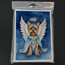 Load image into Gallery viewer, Yorkshire Terrier My Angel Greeting Cards - Blank Note Cards – 8-Pack of Artist-Designed Cards with Envelopes