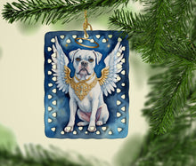 Load image into Gallery viewer, White Boxer My Angel Porcelain Ornament