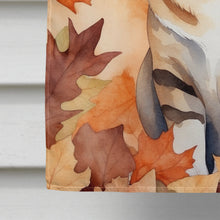 Load image into Gallery viewer, German Rex Cat in Fall Leaves House Flag