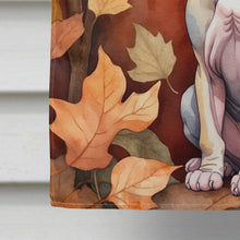 Load image into Gallery viewer, Minskin Cat in Fall Leaves House Flag
