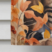 Load image into Gallery viewer, Owyhee Bob Cat in Fall Leaves House Flag