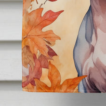 Load image into Gallery viewer, Peterbald Cat in Fall Leaves House Flag