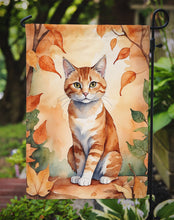 Load image into Gallery viewer, Suphalak Cat Fall Garden Flag - Cat in Fall Leaves - Cat-Themed Seasonal Yard Decor