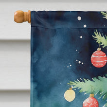 Load image into Gallery viewer, Aegean Cat By the Christmas Tree House Flag