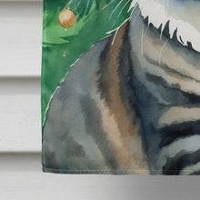 Load image into Gallery viewer, American Bobtail Cat By the Christmas Tree House Flag