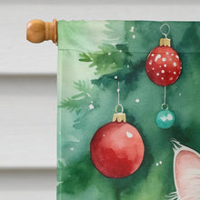 Load image into Gallery viewer, American Curl Cat By the Christmas Tree House Flag