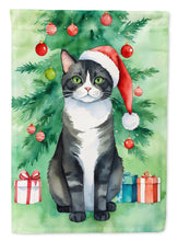 Load image into Gallery viewer, American Polydactyl Cat By the Christmas Tree House Flag