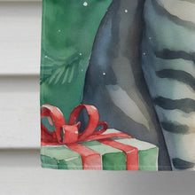 Load image into Gallery viewer, Asian Cat By the Christmas Tree House Flag