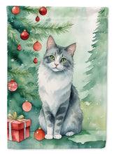 Load image into Gallery viewer, Australian Mist Cat By the Christmas Tree House Flag