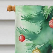 Load image into Gallery viewer, Bengal Cat By the Christmas Tree House Flag