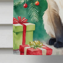 Load image into Gallery viewer, Birman Cat By the Christmas Tree House Flag