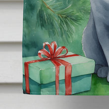 Load image into Gallery viewer, British Shorthair Cat By the Christmas Tree House Flag