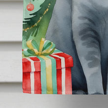 Load image into Gallery viewer, Chartreux Cat By the Christmas Tree House Flag
