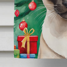 Load image into Gallery viewer, Colorpoint Shorthair Cat By the Christmas Tree House Flag