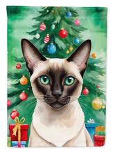 Load image into Gallery viewer, Colorpoint Shorthair Cat By the Christmas Tree House Flag