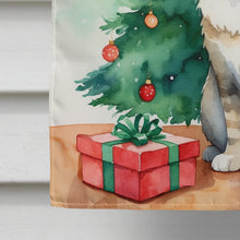 Load image into Gallery viewer, Dwelf Cat By the Christmas Tree House Flag