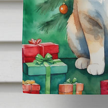 Load image into Gallery viewer, Exotic Shorthair Cat By the Christmas Tree House Flag