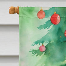 Load image into Gallery viewer, Havana Brown Cat By the Christmas Tree House Flag