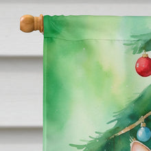 Load image into Gallery viewer, Kurilian Bobtail Cat By the Christmas Tree House Flag