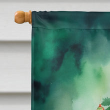 Load image into Gallery viewer, La Perm Cat By the Christmas Tree House Flag
