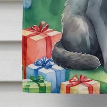 Load image into Gallery viewer, Lykoi Cat By the Christmas Tree House Flag