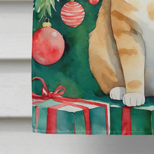 Load image into Gallery viewer, Malayan Cat By the Christmas Tree House Flag