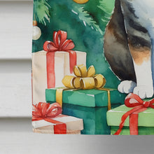 Load image into Gallery viewer, Manx Cat By the Christmas Tree House Flag