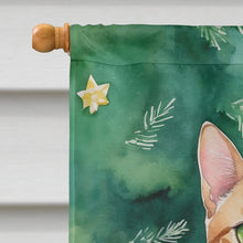 Load image into Gallery viewer, Ocicat Cat By the Christmas Tree House Flag