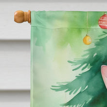 Load image into Gallery viewer, Oriental Shorthair Cat By the Christmas Tree House Flag