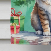 Load image into Gallery viewer, Pixie Bob Cat By the Christmas Tree House Flag