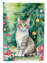 Load image into Gallery viewer, Pudelkatze Cat By the Christmas Tree House Flag