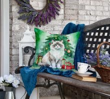 Load image into Gallery viewer, Ragdoll Cat By the Christmas Tree Throw Pillow