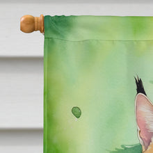 Load image into Gallery viewer, Serengeti Cat By the Christmas Tree House Flag