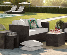 Load image into Gallery viewer, Siberian Cat By the Christmas Tree Throw Pillow