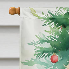 Load image into Gallery viewer, Skookum Cat By the Christmas Tree House Flag