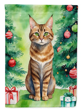 Load image into Gallery viewer, Sokoke Cat By the Christmas Tree House Flag